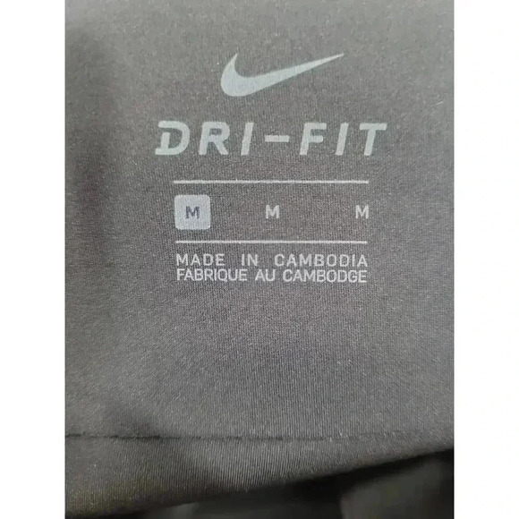 Nike Women's Size M Black High-Waisted 7/8 Training Mesh Tights #11 - Picture 6 of 8